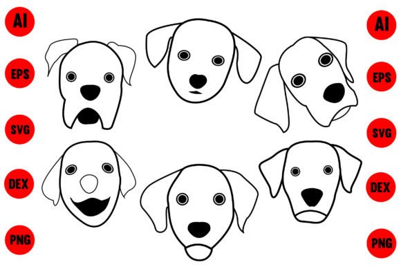 Dog Face Svg Bundle