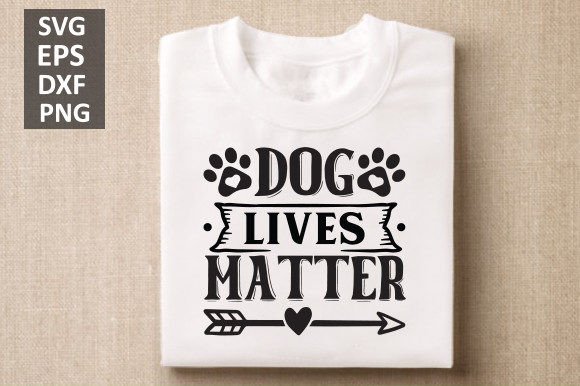 Dog Lives Matter Svg