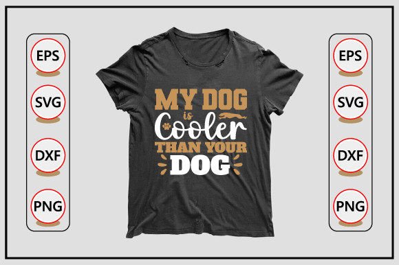 Dog SVG Design, My Dog is Cooler