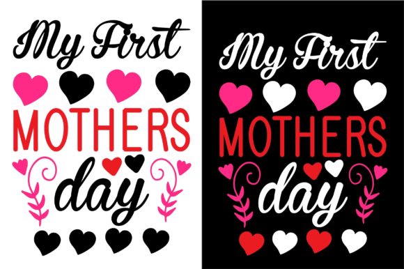 Happy Mother’s Day SVG Design My First M