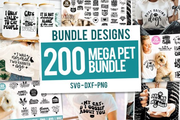 Mega Pet Lover SVG Bundle Pets SVG