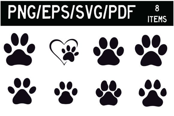 Paw Print Svg Bundle