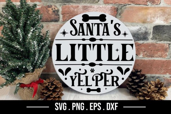 Santa’s Little Yelper SVG