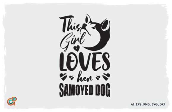 This Girl Loves Her Samoyed Dog