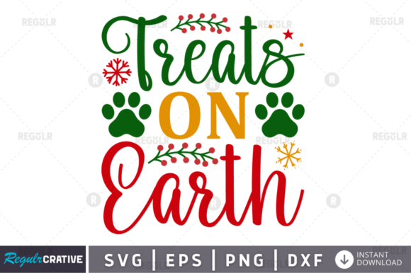 Treats on Earth Svg Design